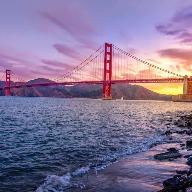 Golden Gate Bridge Sunset